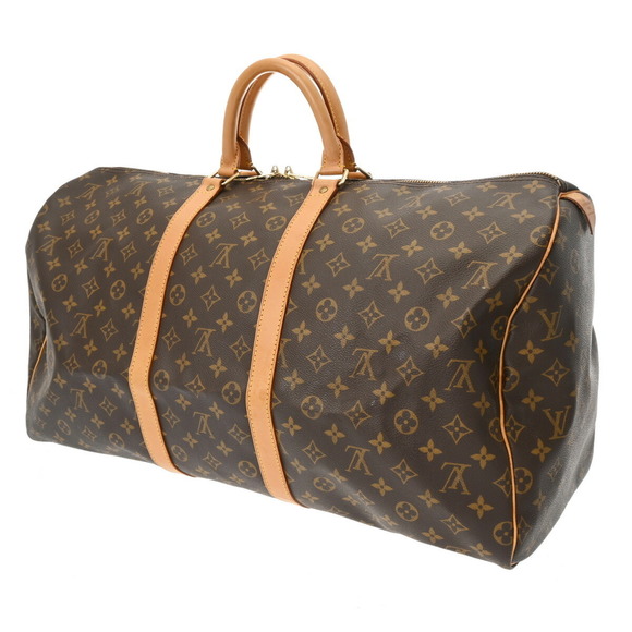 Louis Vuitton Canvas Monogram Bag Keepall Brown - Picture 2 of 12
